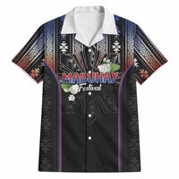 Mabuhay Philippines Festival Hawaiian Shirt Filipino Map Sampaguita Igorot Pattern LT14 Black - Polynesian Pride