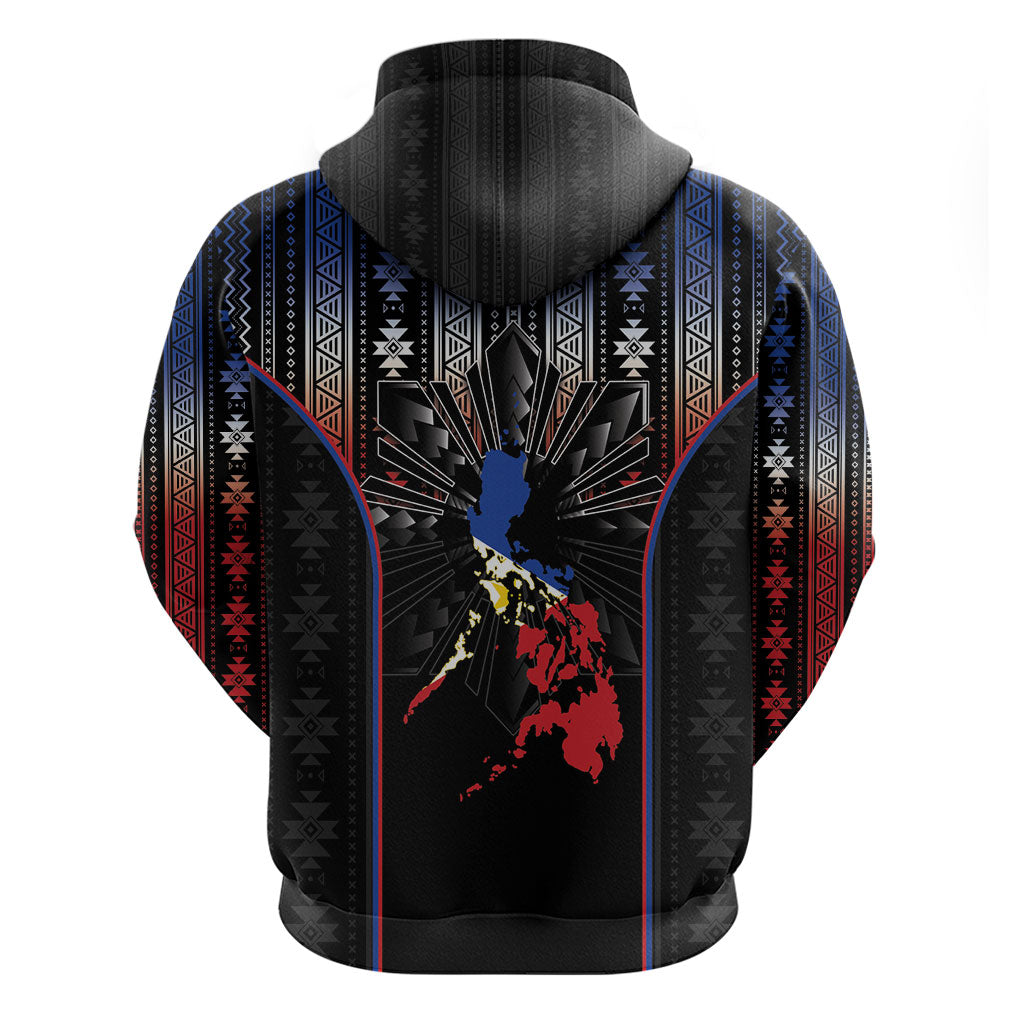 Mabuhay Philippines Festival Hoodie Filipino Map Sampaguita Igorot Pattern