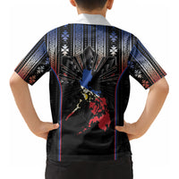 Mabuhay Philippines Festival Kid Hawaiian Shirt Filipino Map Sampaguita Igorot Pattern LT14 - Polynesian Pride