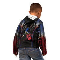 Mabuhay Philippines Festival Kid Hoodie Filipino Map Sampaguita Igorot Pattern LT14 - Polynesian Pride
