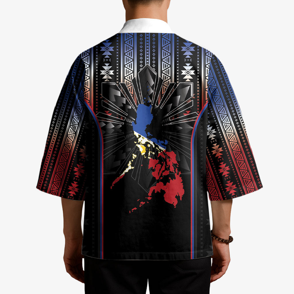 Mabuhay Philippines Festival Kimono Filipino Map Sampaguita Igorot Pattern