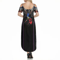 Mabuhay Philippines Festival Summer Maxi Dress Filipino Map Sampaguita Igorot Pattern LT14 - Polynesian Pride