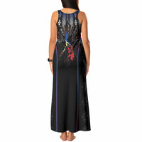 Mabuhay Philippines Festival Tank Maxi Dress Filipino Map Sampaguita Igorot Pattern LT14 - Polynesian Pride