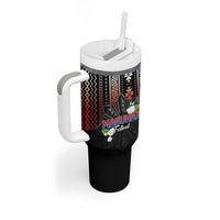 Mabuhay Philippines Festival Tumbler With Handle Filipino Map Sampaguita Igorot Pattern LT14 - Polynesian Pride