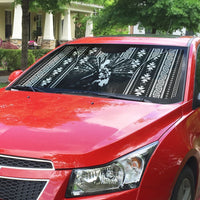 Mabuhay Philippines Festival Auto Sun Shade Filipino Map Black White Igorot Pattern