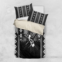 Mabuhay Philippines Festival Bedding Set Filipino Map Black White Igorot Pattern
