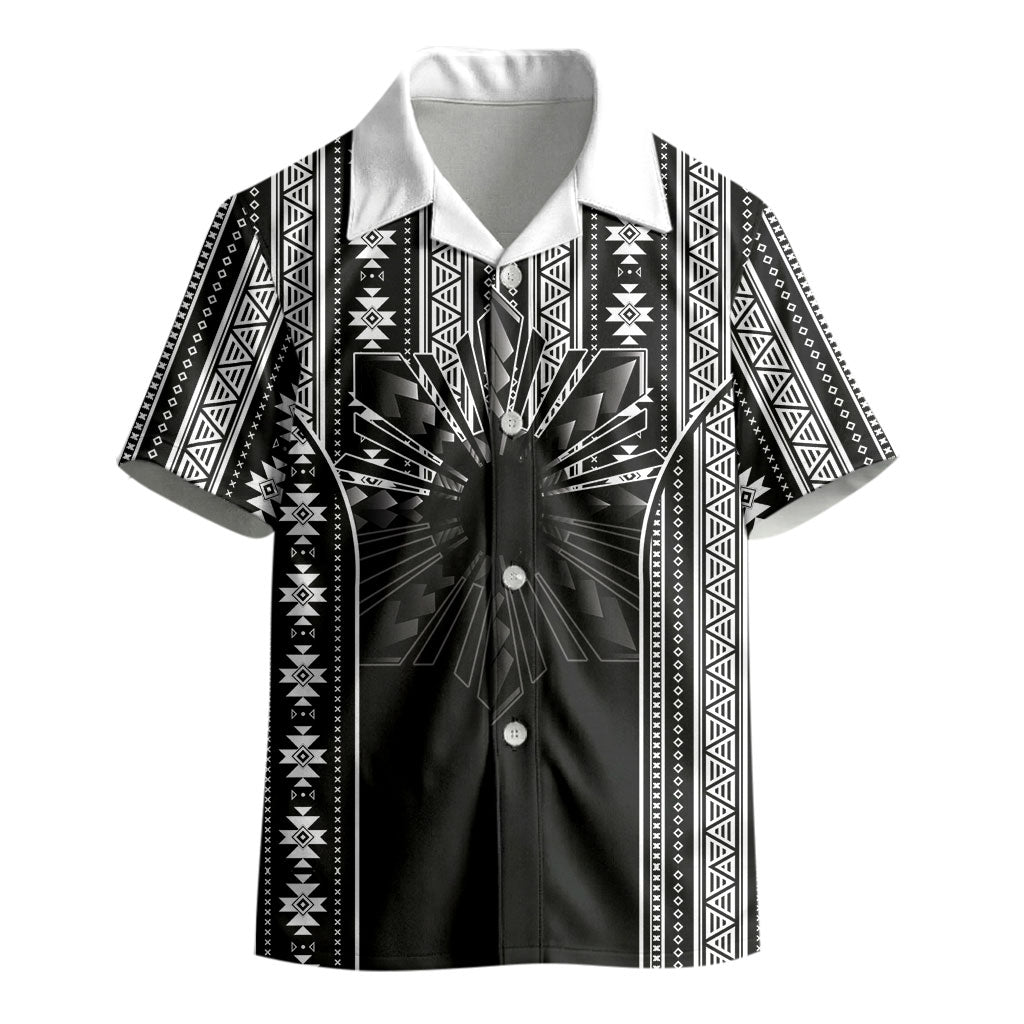 Mabuhay Philippines Festival Kid Hawaiian Shirt Filipino Map Black White Igorot Pattern LT14 - Polynesian Pride