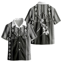 Mabuhay Philippines Festival Kid Hawaiian Shirt Filipino Map Black White Igorot Pattern LT14 - Polynesian Pride
