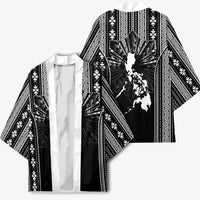 Mabuhay Philippines Festival Kimono Filipino Map Black White Igorot Pattern
