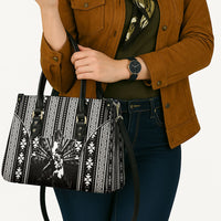 Mabuhay Philippines Festival Leather Bag Filipino Map Black White Igorot Pattern