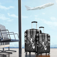 Mabuhay Philippines Festival Luggage Cover Filipino Map Black White Igorot Pattern LT14 - Polynesian Pride