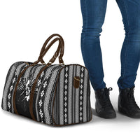 Mabuhay Philippines Festival Travel Bag Filipino Map Black White Igorot Pattern
