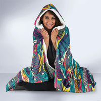 Japan Koinobori Hooded Blanket Japanese Koi Flag Waves Pattern LT14 - Polynesian Pride