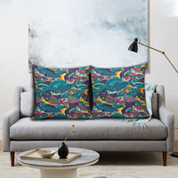 Japan Koinobori Pillow Cover Japanese Koi Flag Waves Pattern LT14 - Polynesian Pride