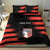 Custom New Caledonia Football Bedding Set Allez Les Cagous Polynesian Pattern