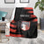 Custom New Caledonia Football Blanket Allez Les Cagous Polynesian Pattern