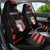 Custom New Caledonia Football Car Seat Cover Allez Les Cagous Polynesian Pattern