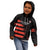 Custom New Caledonia Football Kid Hoodie Allez Les Cagous Polynesian Pattern