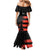 Custom New Caledonia Football Mermaid Dress Allez Les Cagous Polynesian Pattern