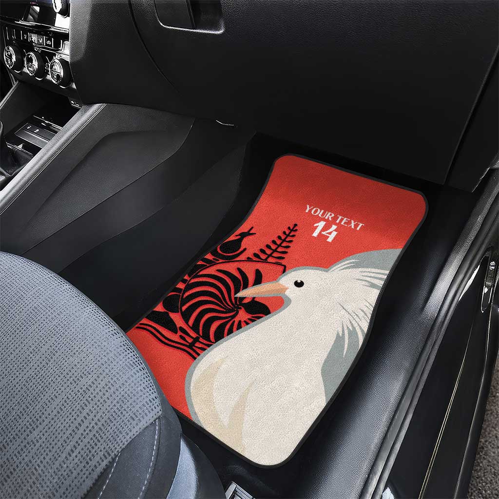 Custom Nouvelle-Caledonie Football Car Mats Allez Les Cagous Simple Style LT14 - Polynesian Pride