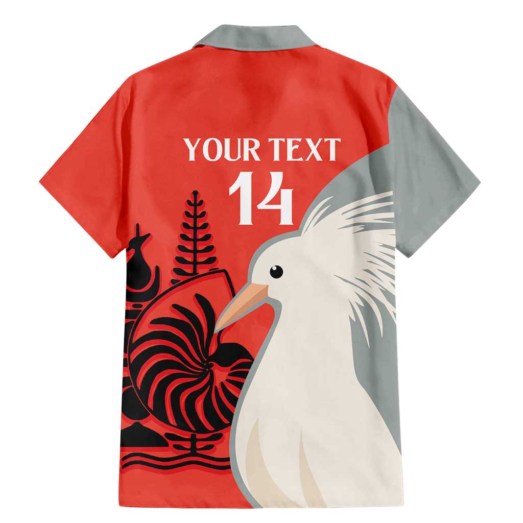 Custom Nouvelle-Caledonie Football Family Matching Mermaid Dress and Hawaiian Shirt Allez Les Cagous Simple Style