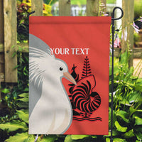 Custom Nouvelle-Caledonie Football Garden Flag Allez Les Cagous Simple Style LT14 Garden Flag Red - Polynesian Pride