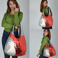 Custom Nouvelle-Caledonie Football Grocery Bag Allez Les Cagous Simple Style LT14 - Polynesian Pride