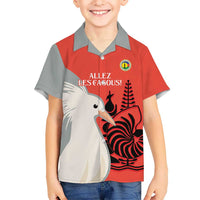 Custom Nouvelle-Caledonie Football Hawaiian Shirt Allez Les Cagous Simple Style LT14 - Polynesian Pride