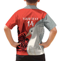 Custom Nouvelle-Caledonie Football Hawaiian Shirt Allez Les Cagous Simple Style LT14 - Polynesian Pride
