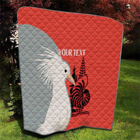 Custom Nouvelle-Caledonie Football Quilt Allez Les Cagous Simple Style