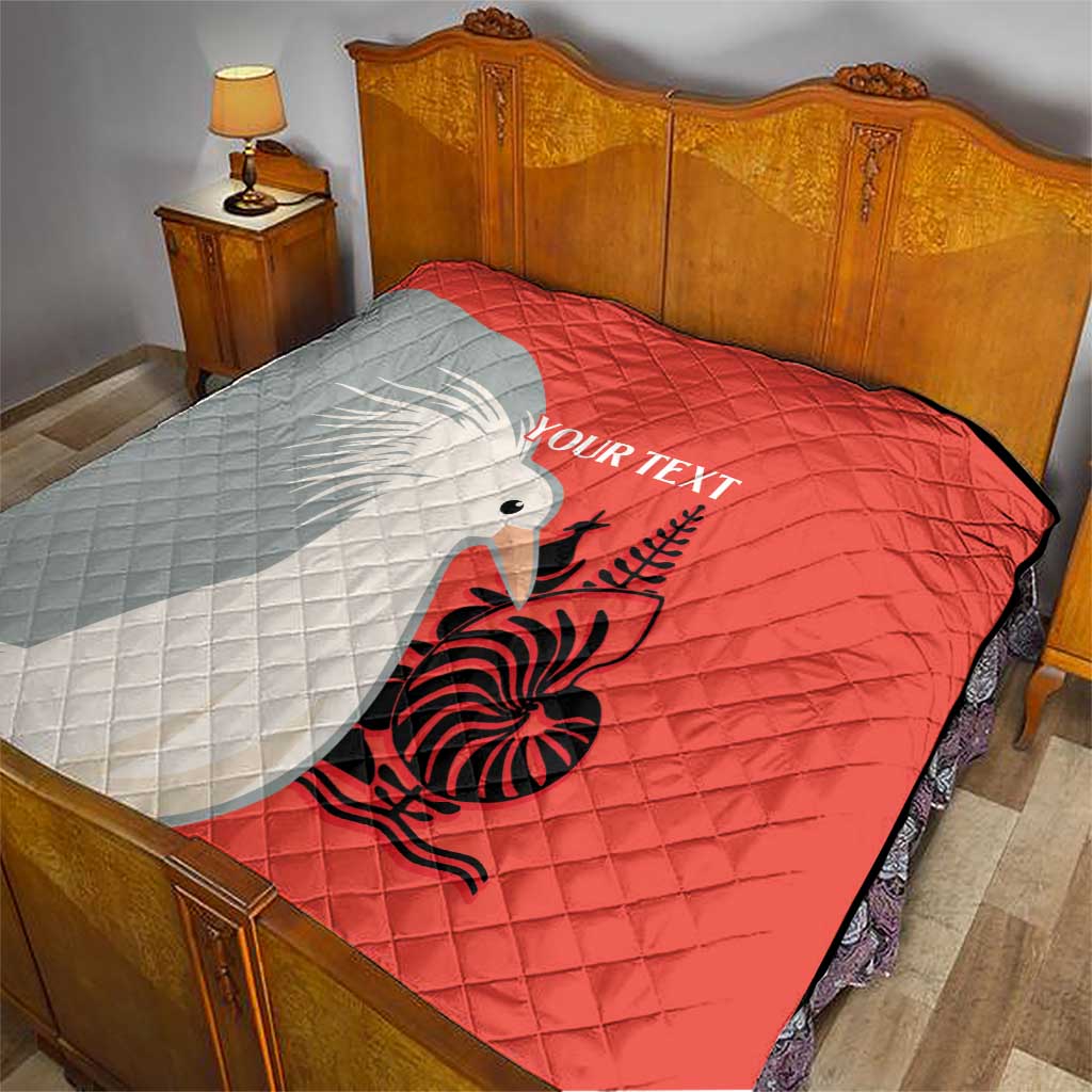 Custom Nouvelle-Caledonie Football Quilt Allez Les Cagous Simple Style