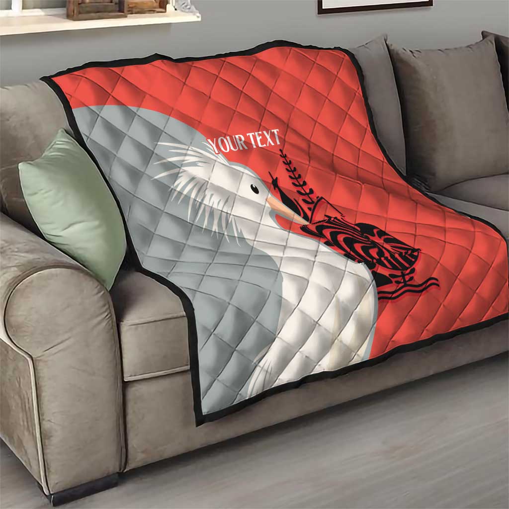 Custom Nouvelle-Caledonie Football Quilt Allez Les Cagous Simple Style