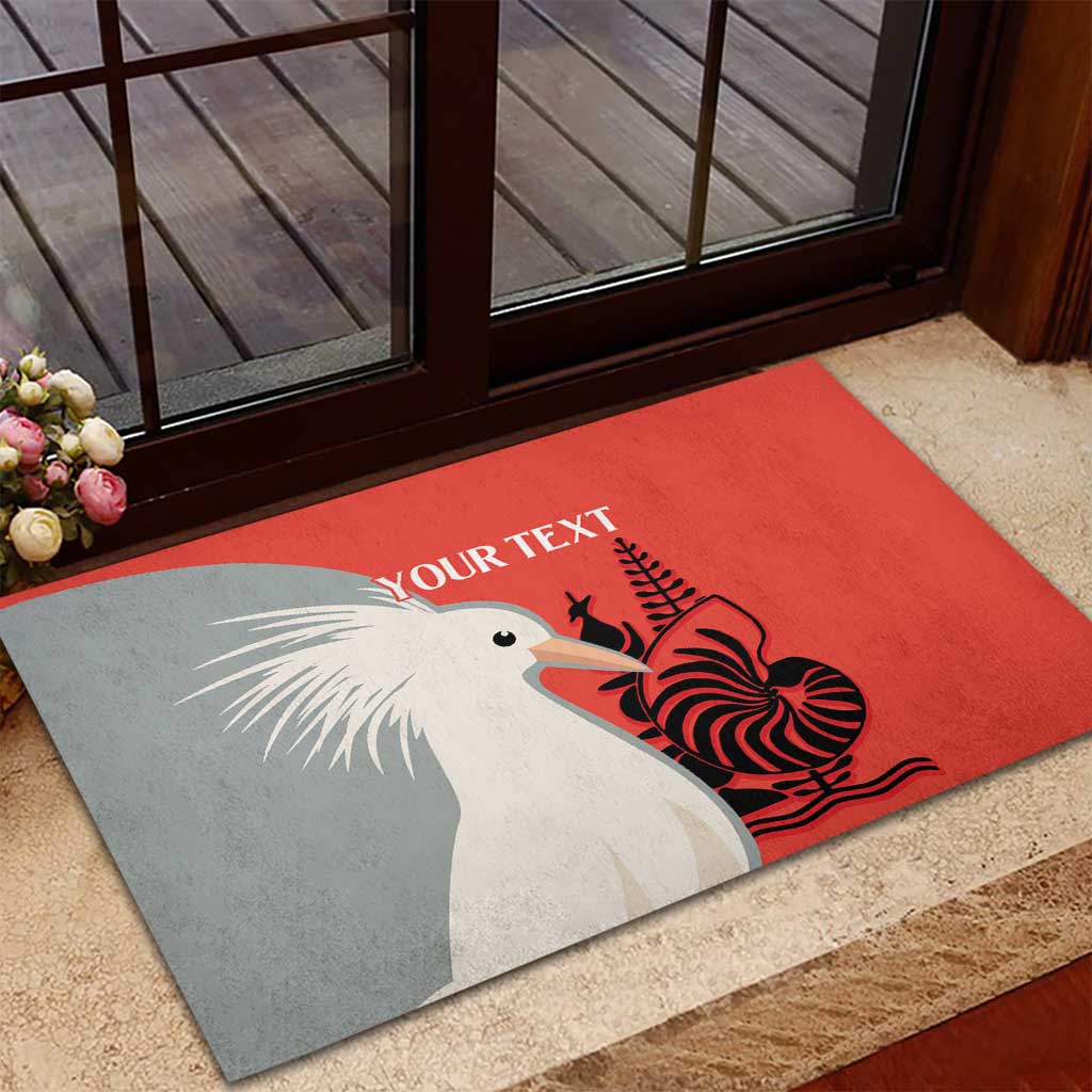Custom Nouvelle-Caledonie Football Rubber Doormat Allez Les Cagous Simple Style LT14 - Polynesian Pride