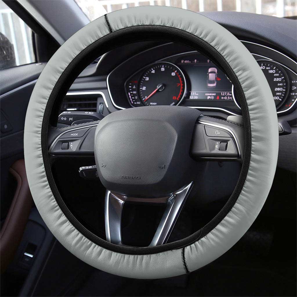 Nouvelle-Caledonie Football Steering Wheel Cover Allez Les Cagous Simple Style LT14 - Polynesian Pride
