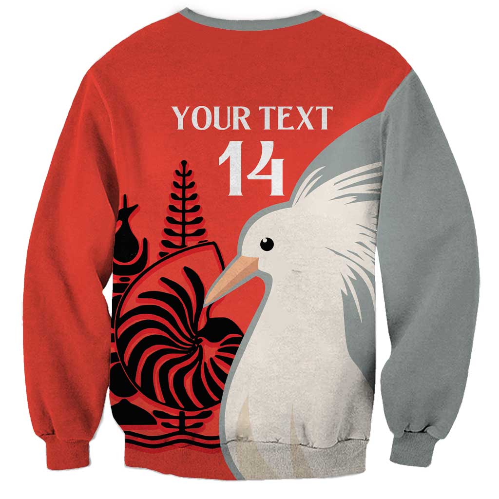 Custom Nouvelle-Caledonie Football Sweatshirt Allez Les Cagous Simple Style LT14 - Polynesian Pride