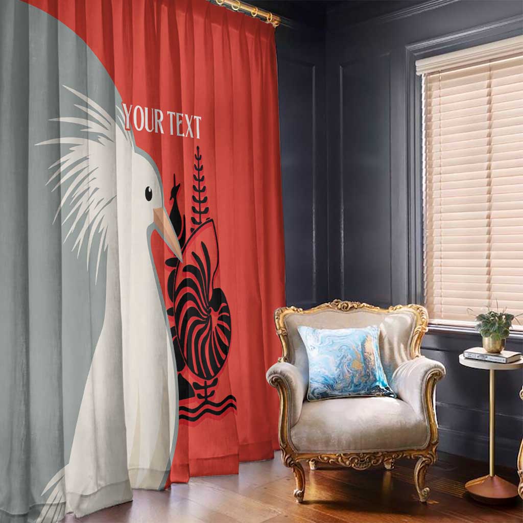 Custom Nouvelle-Caledonie Football Window Curtain Allez Les Cagous Simple Style LT14 - Polynesian Pride
