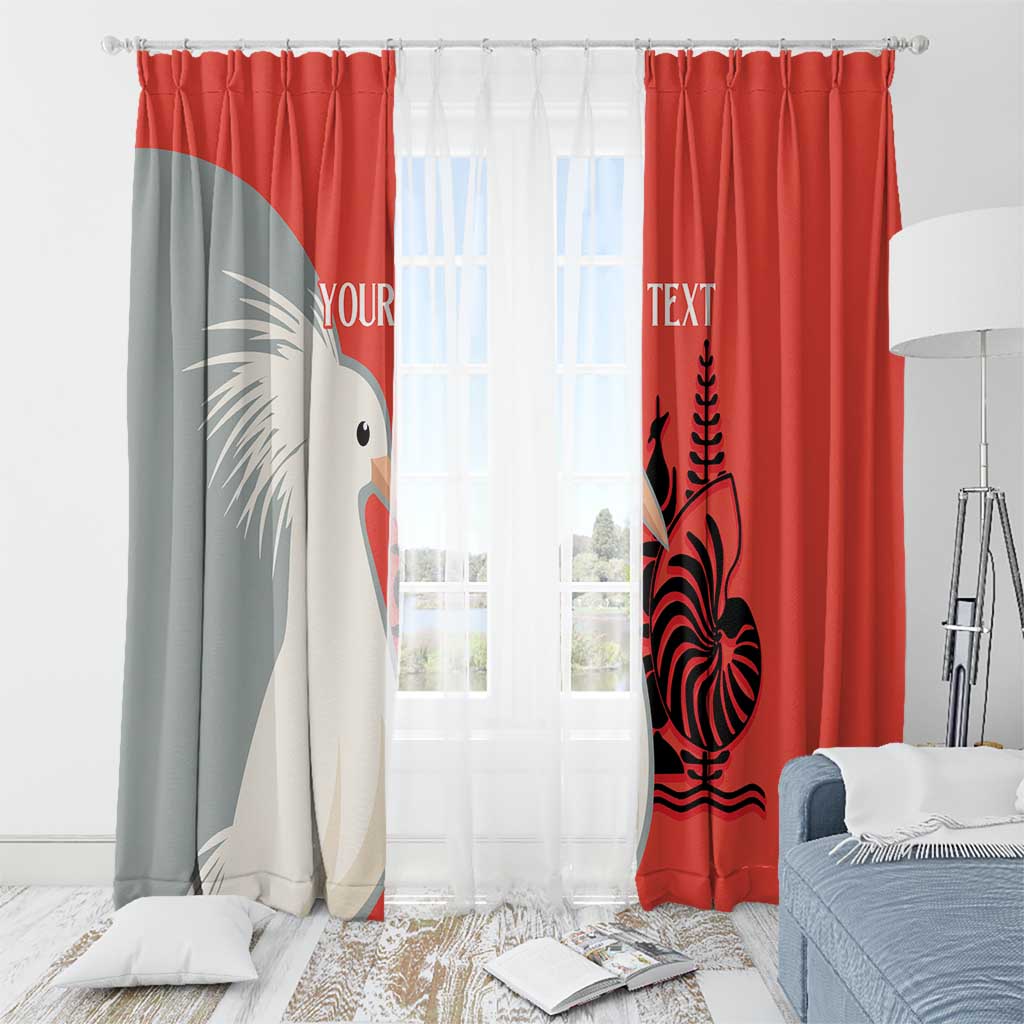 Custom Nouvelle-Caledonie Football Window Curtain Allez Les Cagous Simple Style LT14 - Polynesian Pride