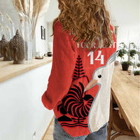 Custom Nouvelle-Caledonie Football Women Casual Shirt Allez Les Cagous Simple Style