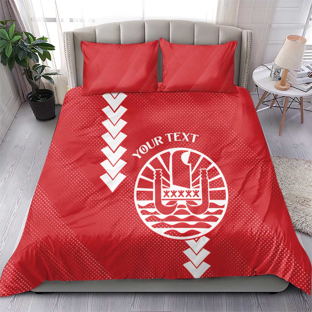 Custom Tahiti Football Bedding Set Go Toa Aito