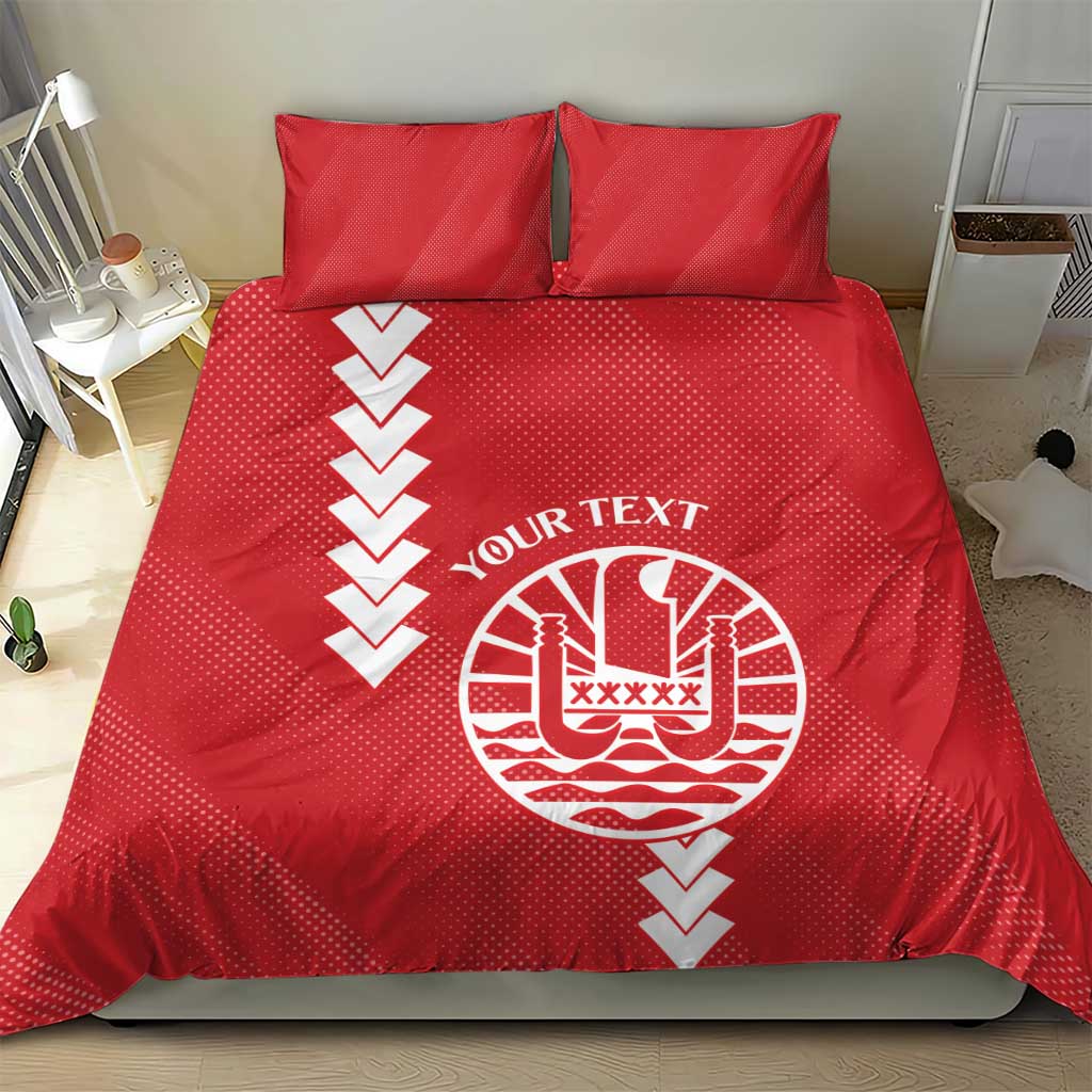 Custom Tahiti Football Bedding Set Go Toa Aito