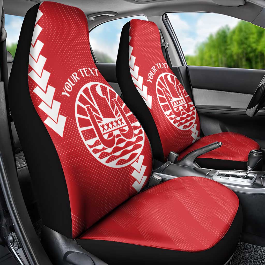 Custom Tahiti Football Car Seat Cover Go Toa Aito