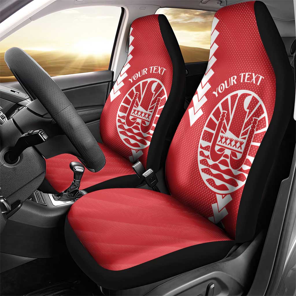 Custom Tahiti Football Car Seat Cover Go Toa Aito
