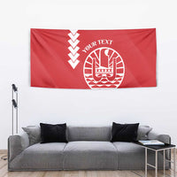 Custom Tahiti Football Tapestry Go Toa Aito