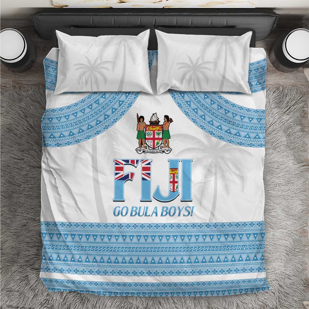 Custom Fiji Tapa Football Bedding Set Go Bula Boy!