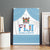 Custom Fiji Tapa Football Canvas Wall Art Go Bula Boy!