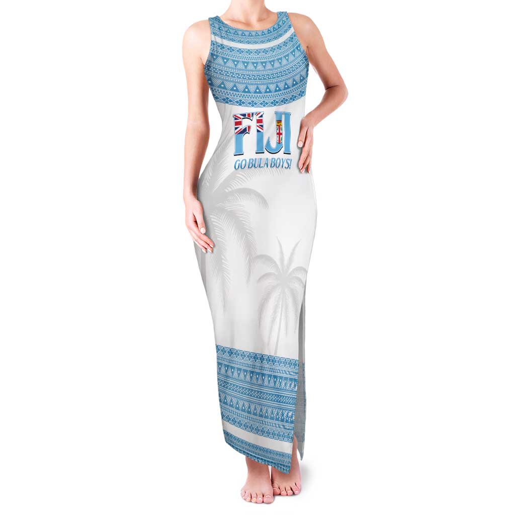Custom Fiji Tapa Football Family Matching Tank Maxi Dress and Hawaiian Shirt Go Bula Boy!