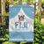 Custom Fiji Tapa Football Garden Flag Go Bula Boy!