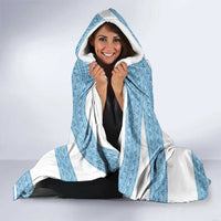 Custom Fiji Tapa Football Hooded Blanket Go Bula Boy!