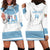 Custom Fiji Tapa Football Hoodie Dress Go Bula Boy!