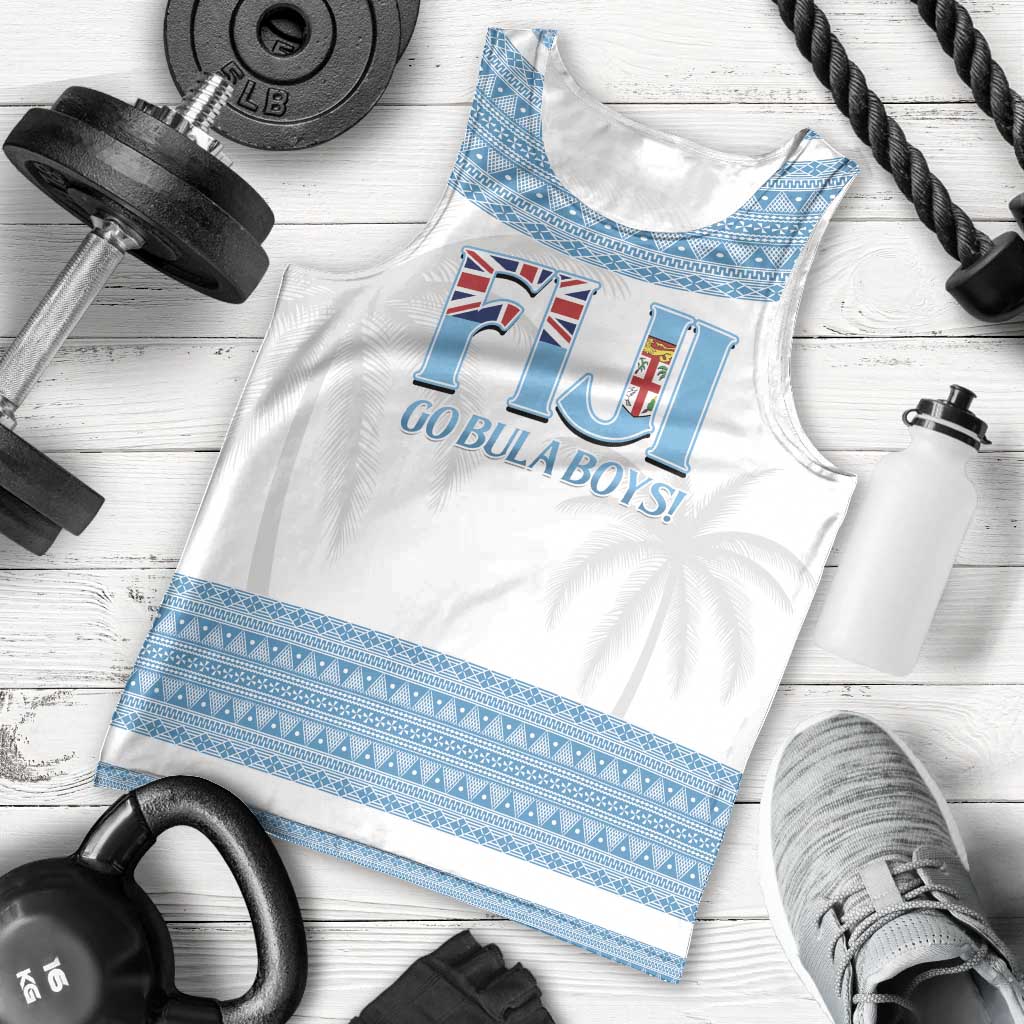 Custom Fiji Tapa Football Men Tank Top Go Bula Boy!